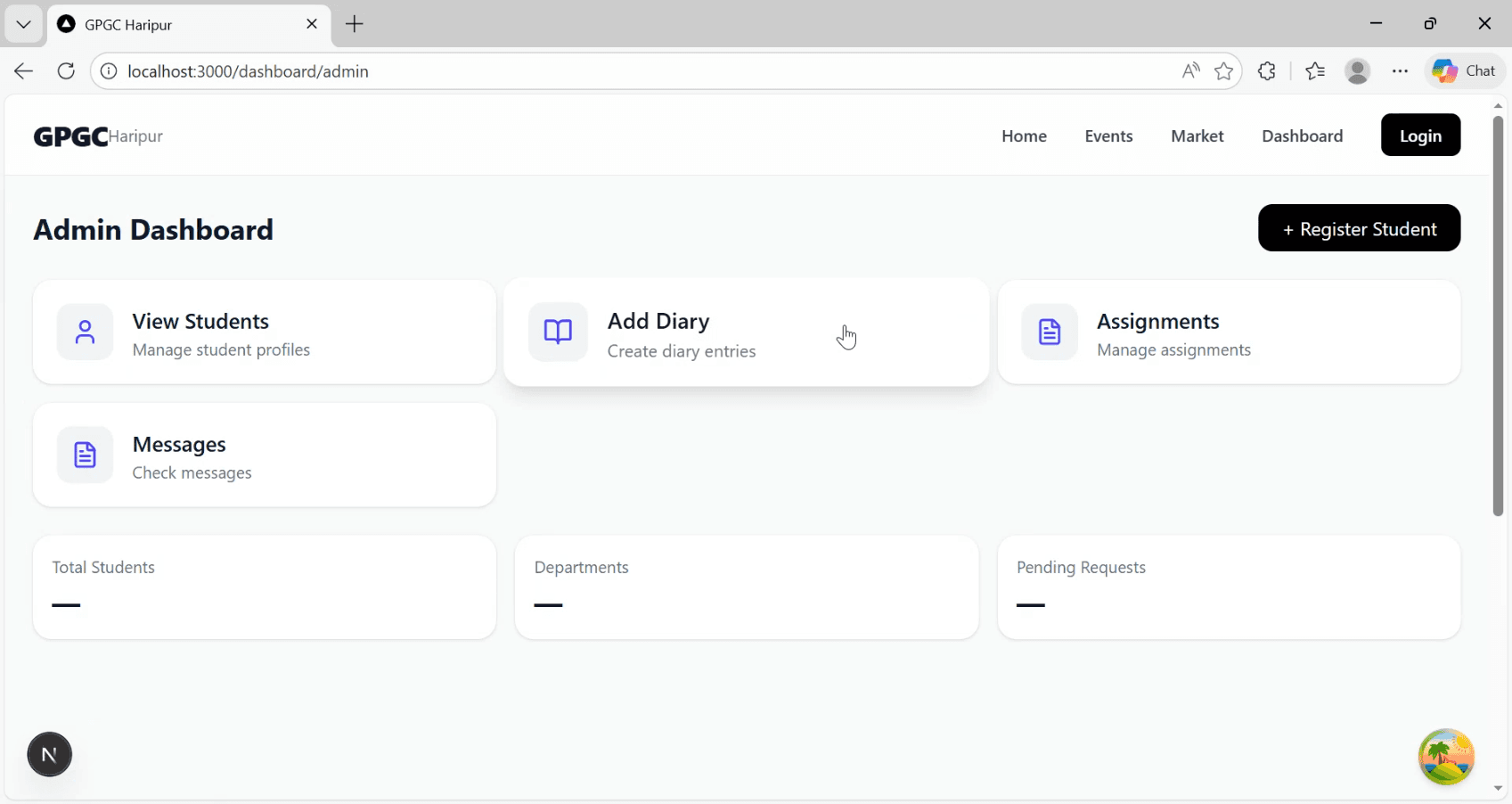 College Management System